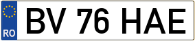 Truck License Plate